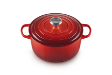 Carica l'immagine nel visualizzatore di Gallery, Cocotte rotonda in ghisa diam.24 Le Creuset