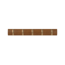 Carica l'immagine nel visualizzatore di Gallery, Appendiabiti da parete oro/legno