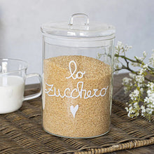Carica l'immagine nel visualizzatore di Gallery, Barattolo vetro "Lo zucchero"