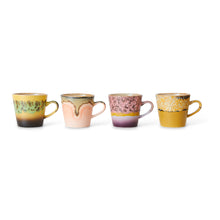 Carica l'immagine nel visualizzatore di Gallery, Set 4 tazze da americano in ceramica