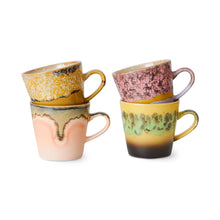 Carica l'immagine nel visualizzatore di Gallery, Set 4 tazze da americano in ceramica