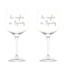 Carica l'immagine nel visualizzatore di Gallery, Set 2 Calici "Ho voglia di spritz"