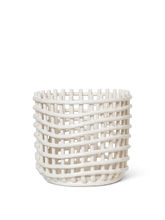 Carica l'immagine nel visualizzatore di Gallery, Basket in ceramica cilindrico grande
