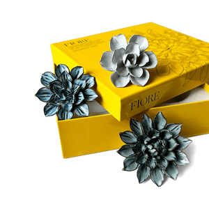 Set 3 fiori azzurri