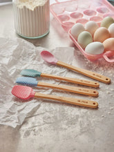 Carica l'immagine nel visualizzatore di Gallery, Set 4 mini utensili silicone e bamboo
