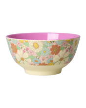 Carica l'immagine nel visualizzatore di Gallery, Ciotola media melamina fiori rosa

