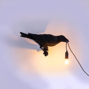 Lampada da parete corvo dx Seletti