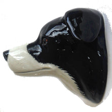 Carica l'immagine nel visualizzatore di Gallery, Border Collie vasetto in ceramica smaltata
