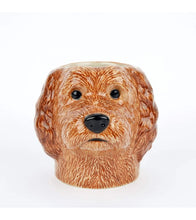 Carica l'immagine nel visualizzatore di Gallery, Cockapoo vasetto in ceramica dipinto a mano
