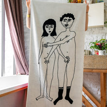 Carica l'immagine nel visualizzatore di Gallery, Asciugmano da corpo "Naked Couple"
