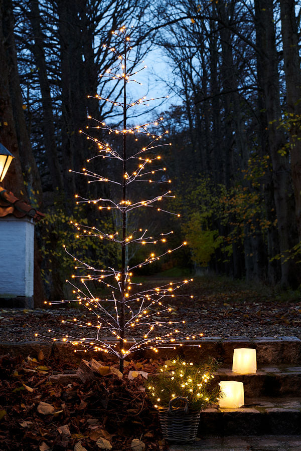 Albero snello con lucine integrate
