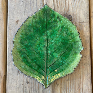 Piatto Hydrangea foglia di ortensia