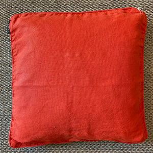 Cuscino lino Corallo