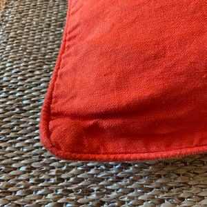 Cuscino lino Corallo