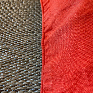 Cuscino lino Corallo