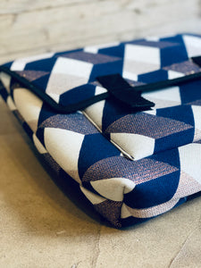 Zainetto geometrie blu